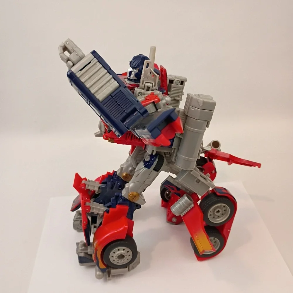 Transformers 2007 Movie Leader Class Optimus Prime Incomplete Action Figure